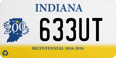 IN license plate 633UT