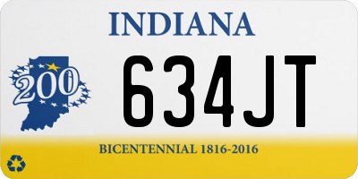 IN license plate 634JT