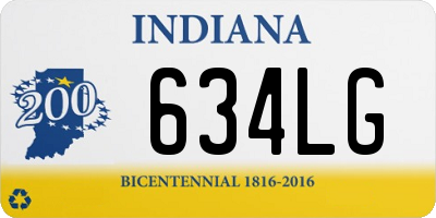 IN license plate 634LG