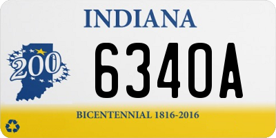 IN license plate 634OA