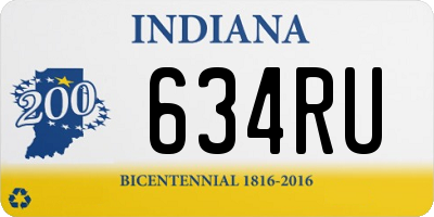 IN license plate 634RU