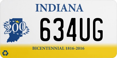 IN license plate 634UG