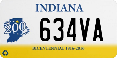 IN license plate 634VA