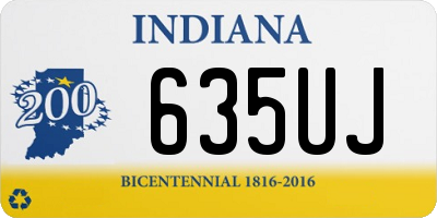 IN license plate 635UJ