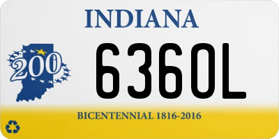 IN license plate 636OL