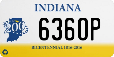 IN license plate 636OP