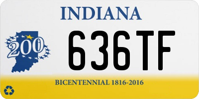 IN license plate 636TF