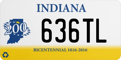 IN license plate 636TL