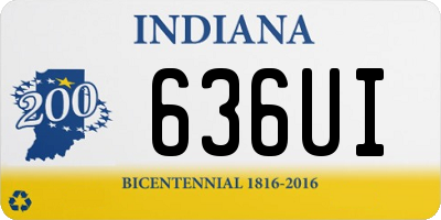 IN license plate 636UI