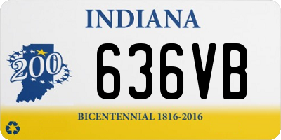 IN license plate 636VB