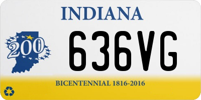 IN license plate 636VG