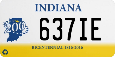 IN license plate 637IE