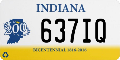 IN license plate 637IQ