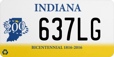 IN license plate 637LG