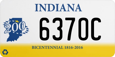 IN license plate 637OC