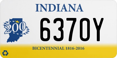 IN license plate 637OY