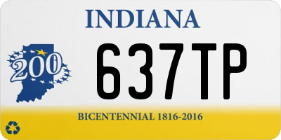 IN license plate 637TP