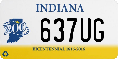 IN license plate 637UG