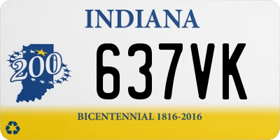 IN license plate 637VK