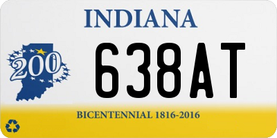 IN license plate 638AT