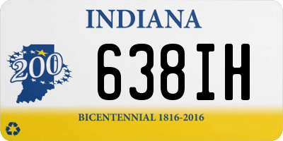 IN license plate 638IH