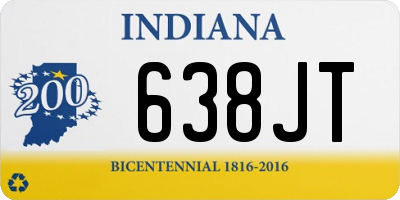 IN license plate 638JT
