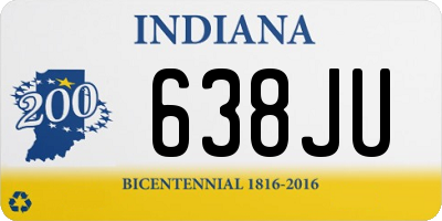 IN license plate 638JU