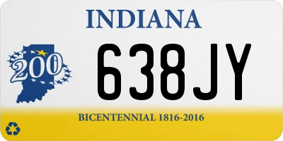 IN license plate 638JY