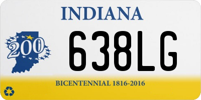 IN license plate 638LG