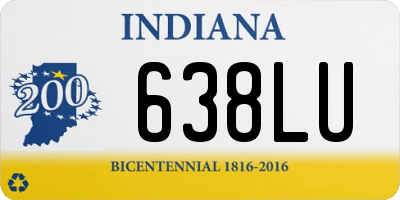 IN license plate 638LU