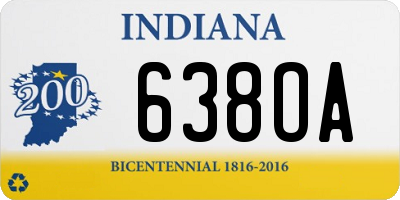 IN license plate 638OA