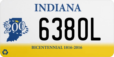 IN license plate 638OL