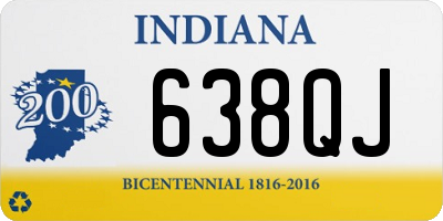 IN license plate 638QJ