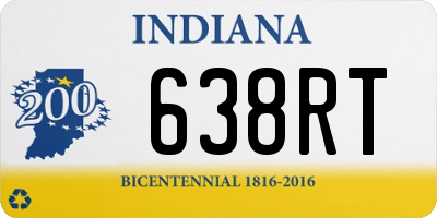 IN license plate 638RT