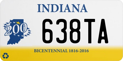 IN license plate 638TA