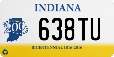 IN license plate 638TU