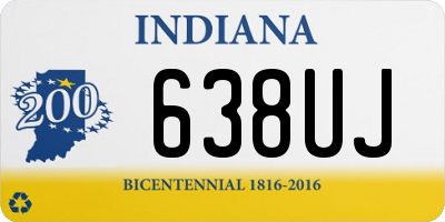 IN license plate 638UJ