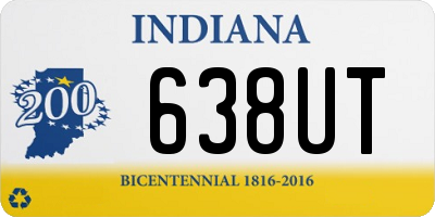 IN license plate 638UT