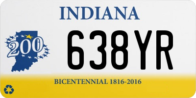 IN license plate 638YR