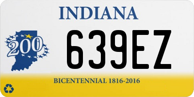 IN license plate 639EZ