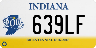 IN license plate 639LF