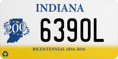 IN license plate 639OL