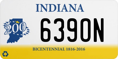 IN license plate 639ON