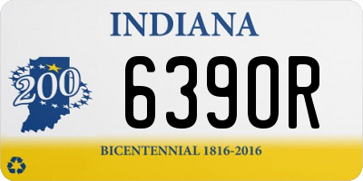 IN license plate 639OR