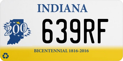 IN license plate 639RF