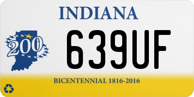 IN license plate 639UF