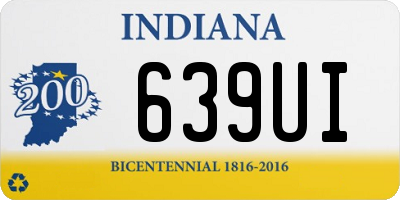 IN license plate 639UI