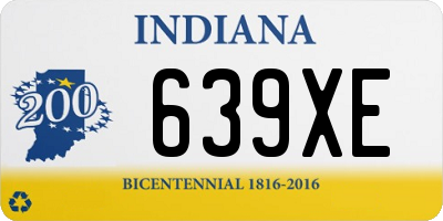 IN license plate 639XE