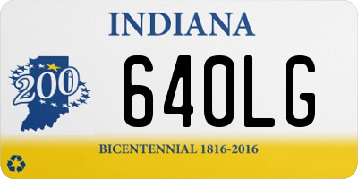 IN license plate 640LG