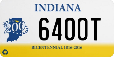 IN license plate 640OT